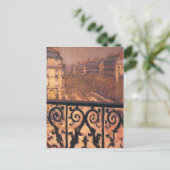 Carte Postale Gustave Caillebotte - Un Balcon à Paris (Debout devant)