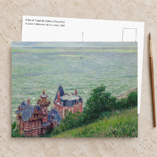 Carte Postale Gustave Caillebotte - Villas à Trouville