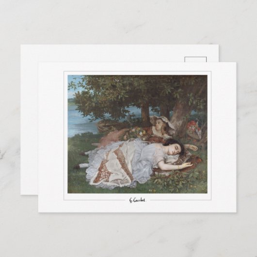 Carte Postale Gustave Courbet #96 - Art (Devant / Derrière)