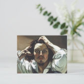 Carte Postale Gustave Courbet - Autoportrait au chien (Debout devant)