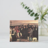 Carte Postale Gustave Courbet - Enterrement à Ornans (Debout devant)