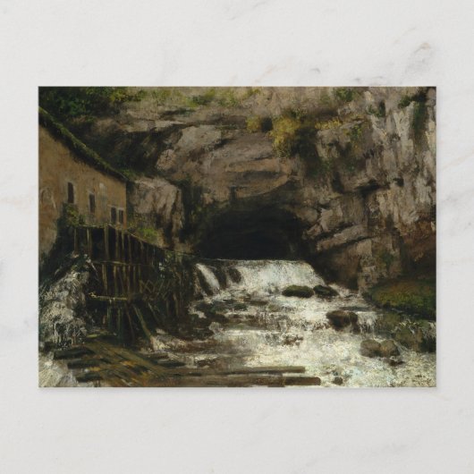 Carte Postale Gustave Courbet - La source de la Loue (Devant)