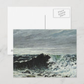 Carte Postale Gustave Courbet - La vague (Devant / Derrière)
