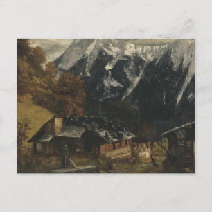 Carte Postale Gustave Courbet - Une Scène Alpine