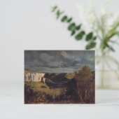 Carte Postale Gustave Courbet - Vallée de Loue dans la tempête (Debout devant)