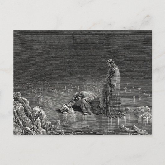 Carte Postale Gustave Dore Inferno (Devant)
