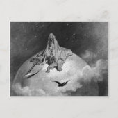 Carte Postale Gustave Dore - Le Corbeau (Devant)