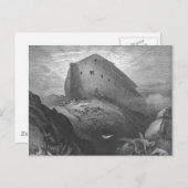 Carte Postale Gustave Doré - Une colombe est envoyée de l'Arche (Devant / Derrière)