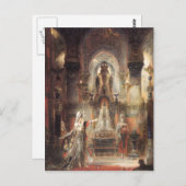 Carte Postale Gustave Moreau - Salome Danser avant Hérode (Devant / Derrière)