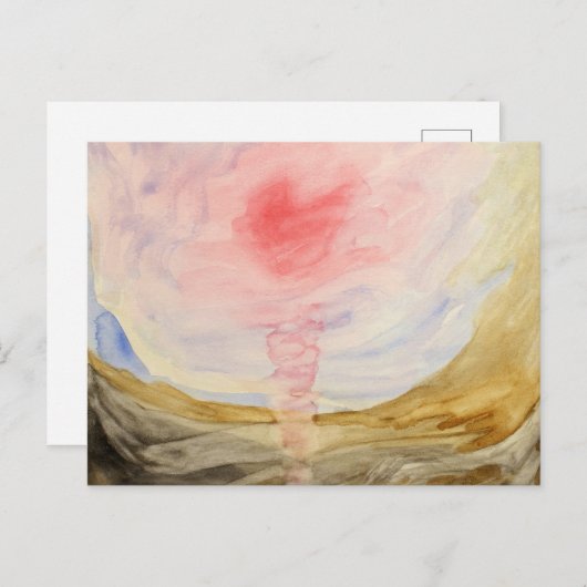 Carte Postale Gusten dans les Enfers par Hilma af Klint (Devant / Derrière)