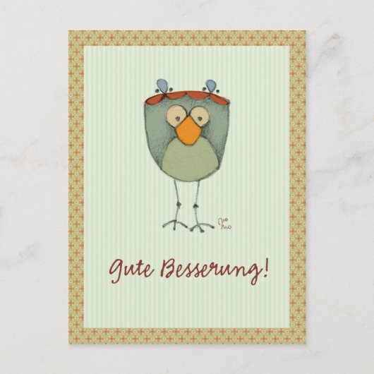Carte Postale Gute Besserung ! (Devant)