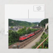 Carte Postale Güterzug à Saint-Goar (Devant / Derrière)