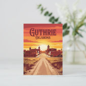 Carte Postale Guthrie États-Unis (Debout devant)