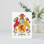 Carte Postale Guthrie Family Crest (Debout devant)