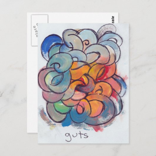 Carte postale "Guts" (Devant / Derrière)