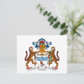 Carte postale Guyana Armoiries (Debout devant)