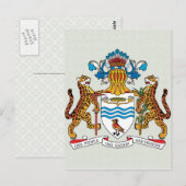 Carte Postale Guyana Détail des armoiries (Devant / Derrière)