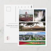 Carte Postale Guyana - Mosaic - (Devant / Derrière)