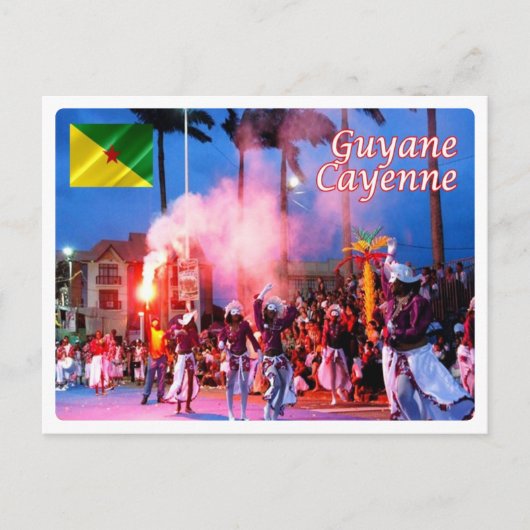 Carte Postale Guyane française - Cayenne - Le Carnaval (Devant)