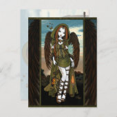 Carte postale Gwyneth Sunset Dragon Lantern Angel (Devant / Derrière)