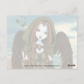 Carte postale Gwyneth Sunset Dragon Lantern Angel (Dos)