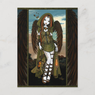 Carte postale Gwyneth Sunset Dragon Lantern Angel