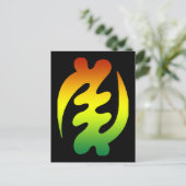 CARTE POSTALE GYE NYAME (Debout devant)