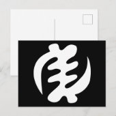 Carte Postale Gye Nyame | God is Supreme Adinkra (Devant / Derrière)