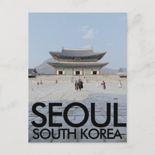 Carte Postale Gyeongbokgung Palace, Jongno-gu Seoul, Corée du Su