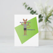 Carte Postale Gym Rat (Debout devant)