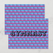 Carte postale GYMNAST - Cadeau Gymnastique (Devant / Derrière)