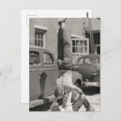 Carte Postale Gymnaste (Devant / Derrière)