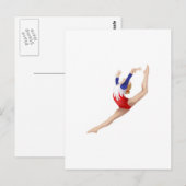 Carte Postale Gymnaste (Devant / Derrière)