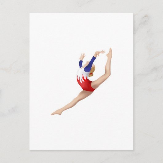 Carte Postale Gymnaste (Devant)