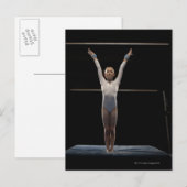 Carte Postale Gymnaste 2 (Devant / Derrière)