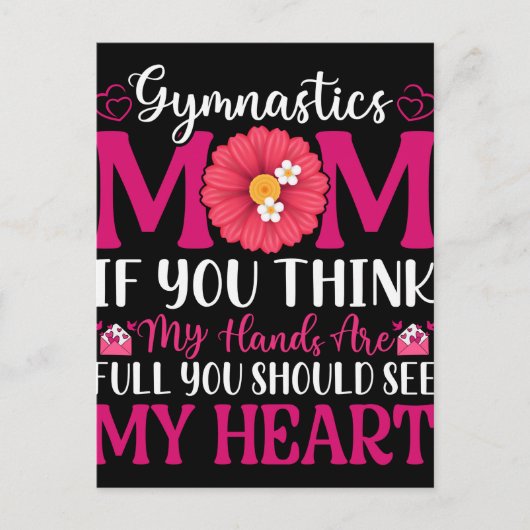 Carte Postale Gymnastics Mom (Devant)