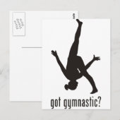 Carte Postale Gymnastique (Devant / Derrière)