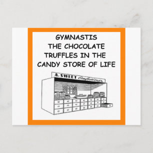 Carte Postale gymnastique