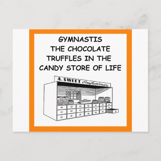 Carte Postale gymnastique (Devant)