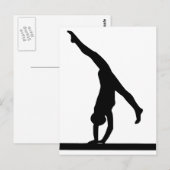Carte Postale Gymnastique (Devant / Derrière)