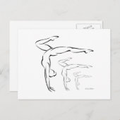 Carte Postale Gymnastique (Devant / Derrière)