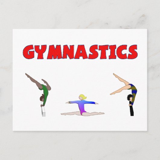 Carte Postale Gymnastique (Devant)
