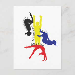 Carte Postale Gymnastique 365