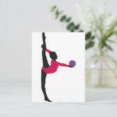 Carte Postale gymnastique à bille (Debout devant)