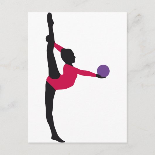 Carte Postale gymnastique à bille (Devant)