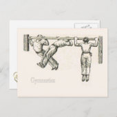Carte Postale Gymnastique et exercice 8 (Devant / Derrière)