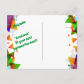 Carte postale Gymnastique pour les filles qui aime (Dos)