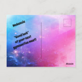 Carte postale Gymnastique pour les filles qui aime (Dos)