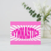 Carte Postale Gymnastique rose (Debout devant)