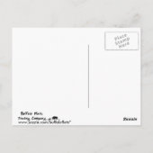 Carte Postale Gymnastique rose (Dos)